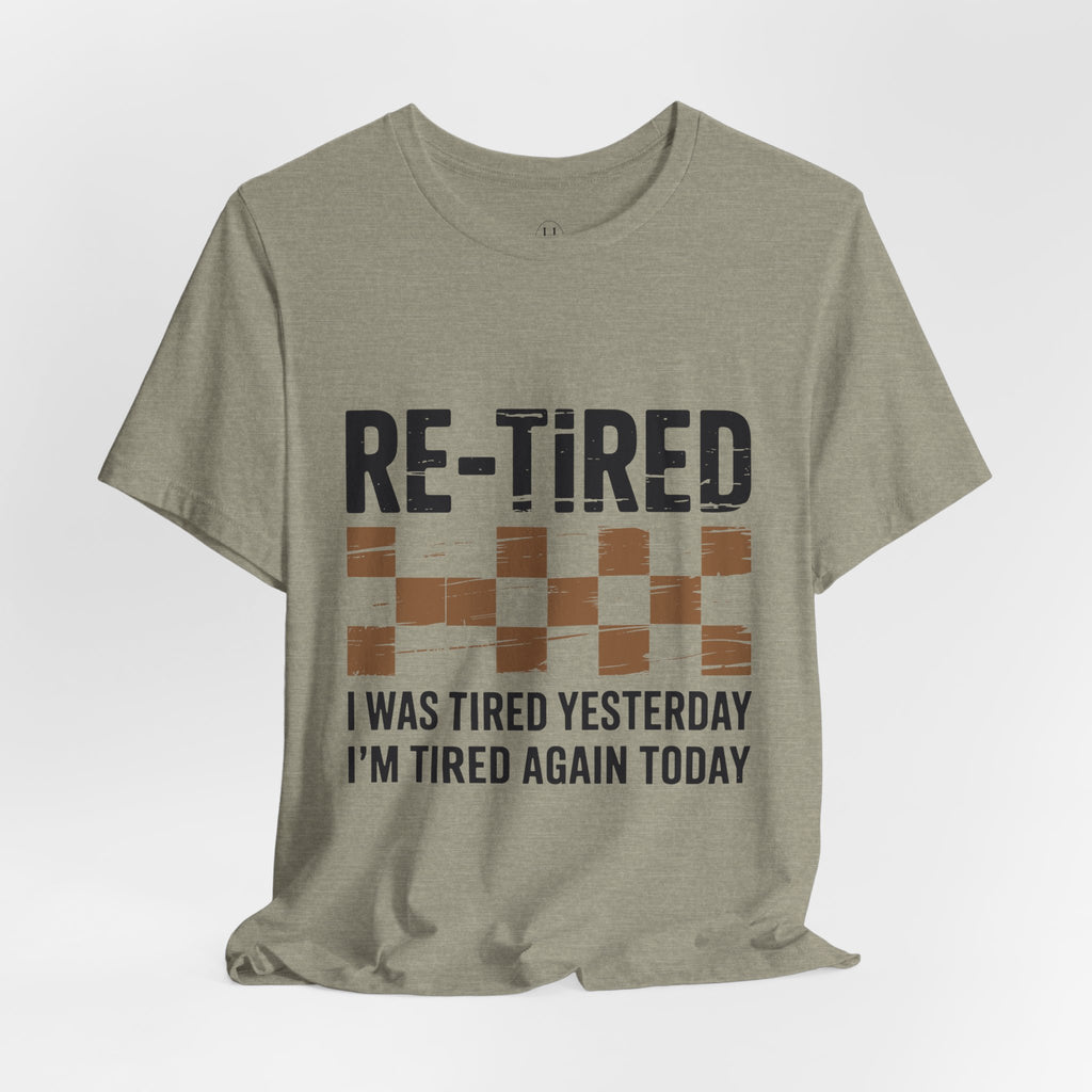 Re-Tired Checkerboard T-Shirt