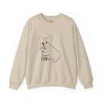 Corgi Cocktail Crewneck Sweatshirt