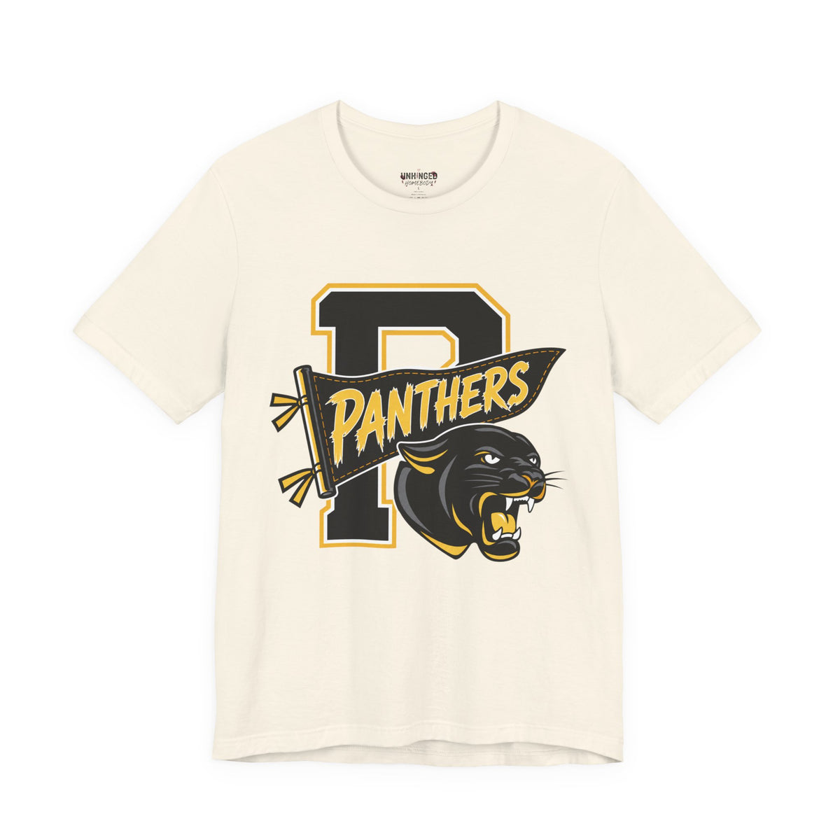 Panthers Vintage Letterman Tee