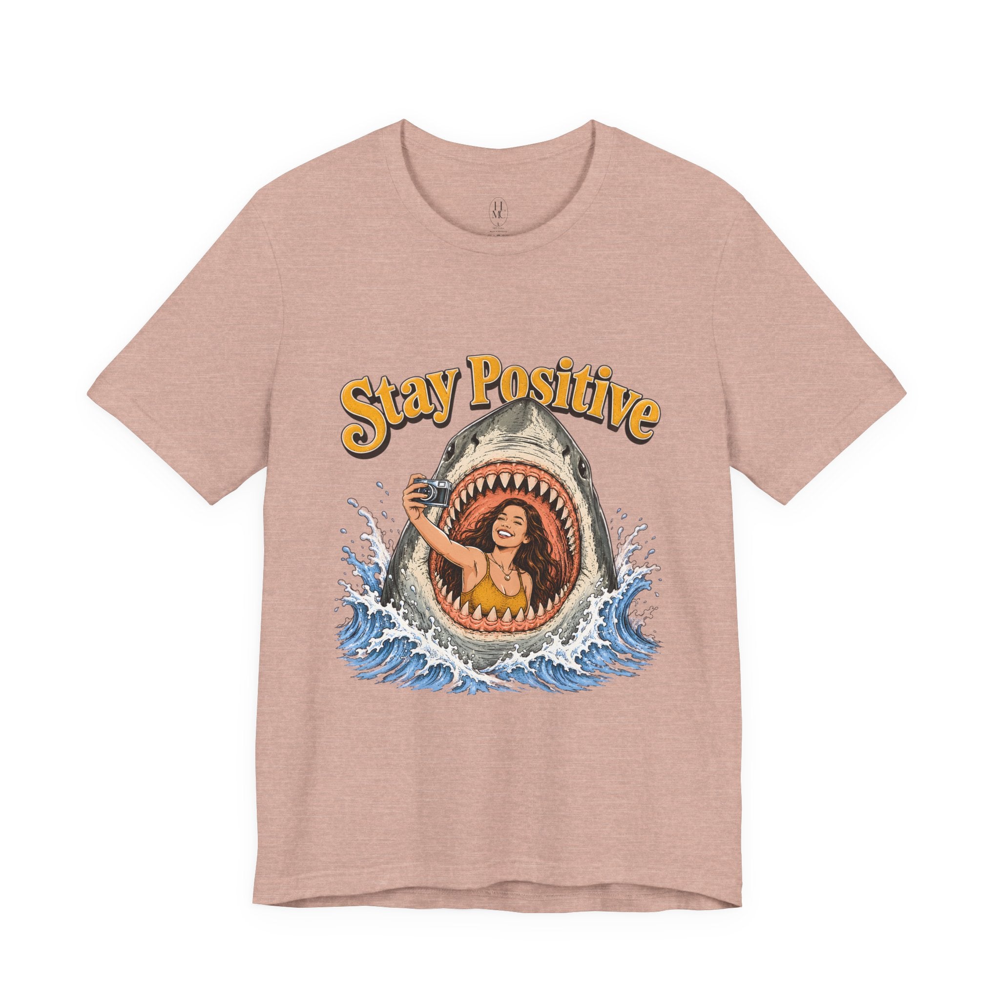 Stay Positive Shark Tee