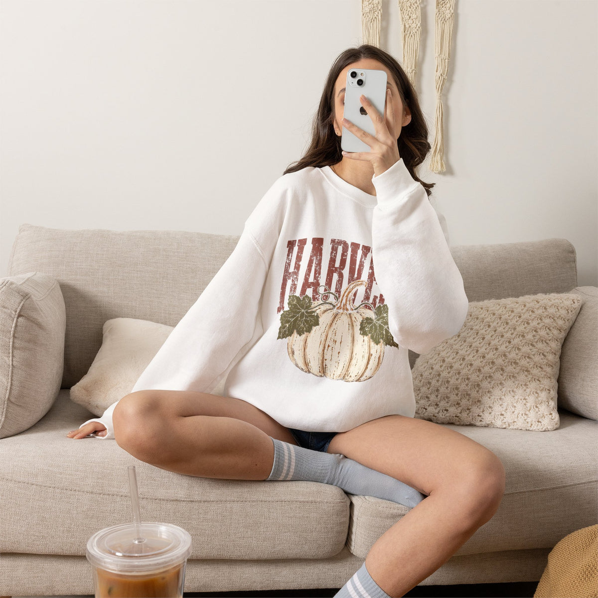 Harvest Pumpkin Crewneck