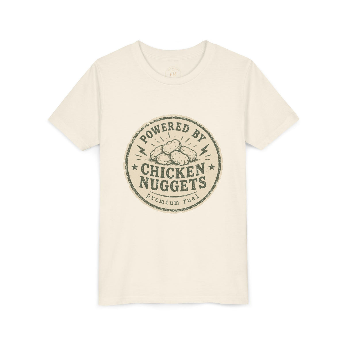 Powered by Chicken Nuggets Youth Graphic T-Shirt