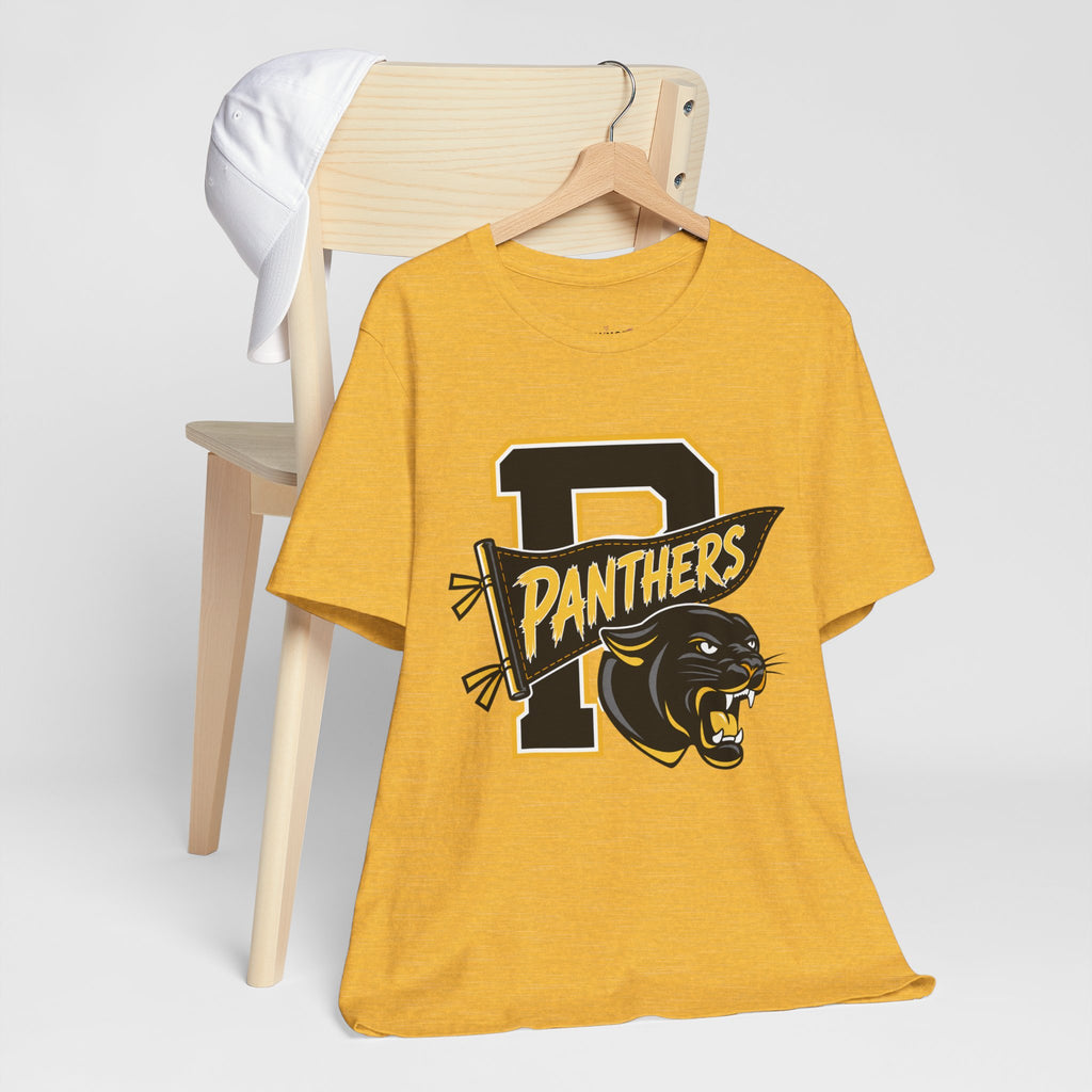 Panthers Vintage Letterman Tee