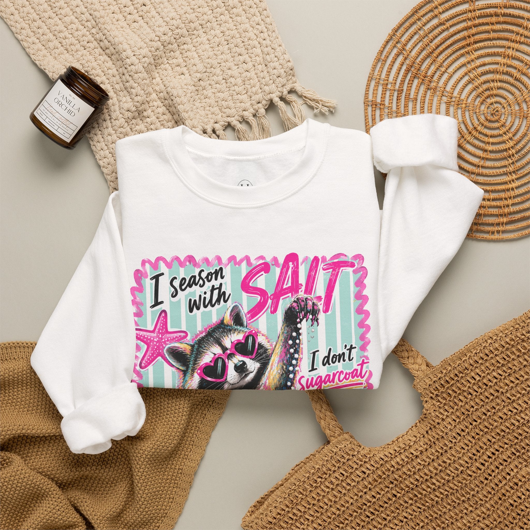 'I Season With Salt' Graphic Sweatshirt