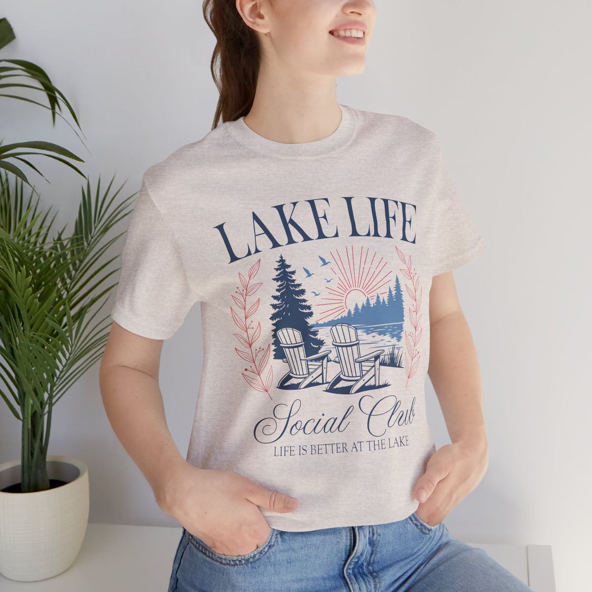 "Lake Life Social Club"  Graphic Tee
