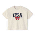 USA Patriotic Crop T-Shirt