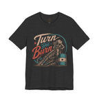 Turn and Burn  T‑Shirt — Vintage Barrel Racing Graphic Tee