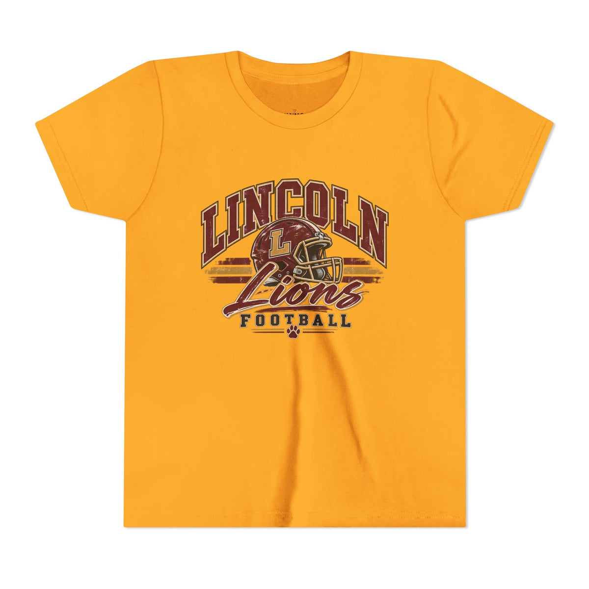 Lincoln Lions Youth Football T-Shirt