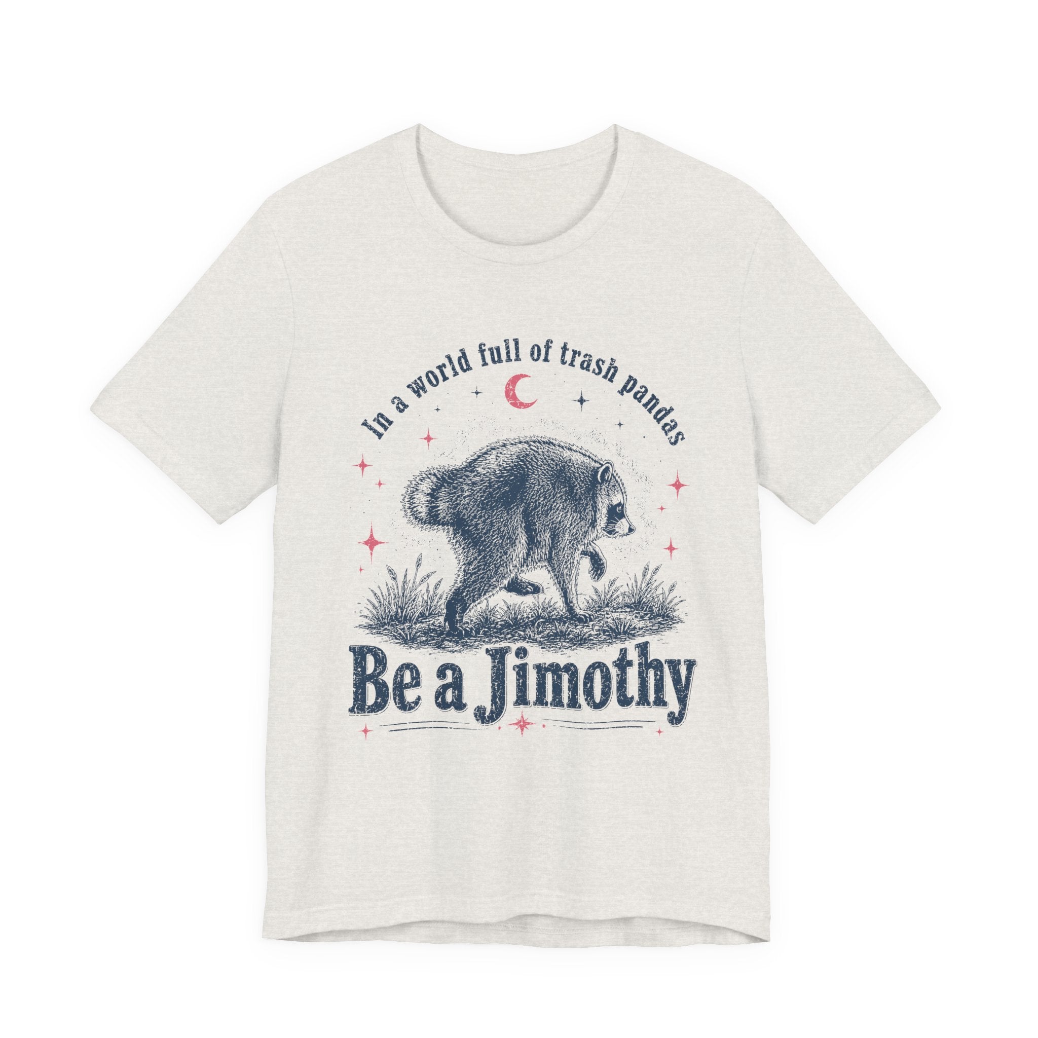 "Be a Jimothy" Raccoon Graphic Tee (In a world full of trash pandas)