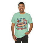 "You Look Like the 4th of July Makes Me Want a Hot Dog Real Bad" graphic tee
