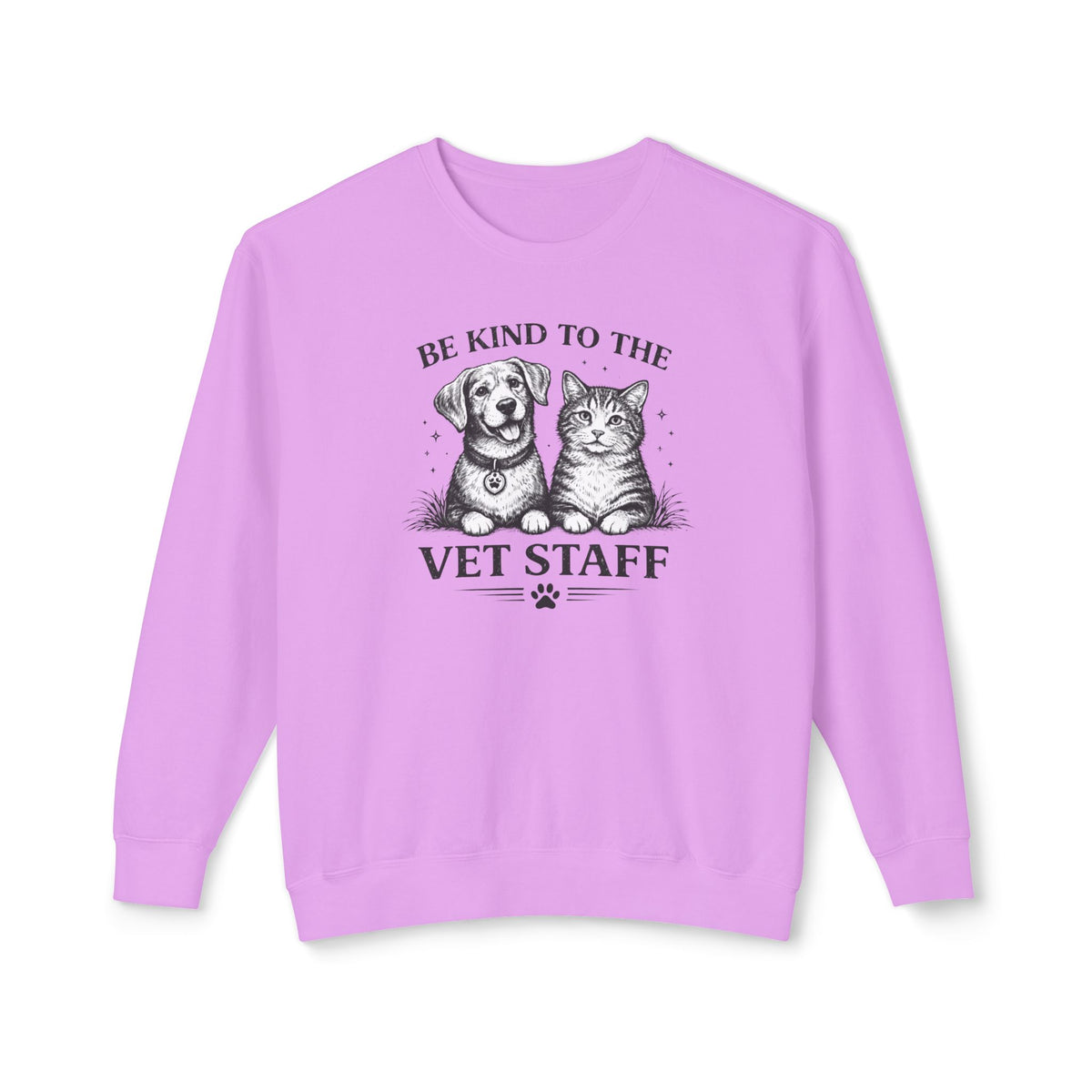 Be Kind to the Vet Staff Graphic Sweatshirt
