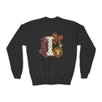 Polka Bow School Spirit (LIONS) Youth Crewneck