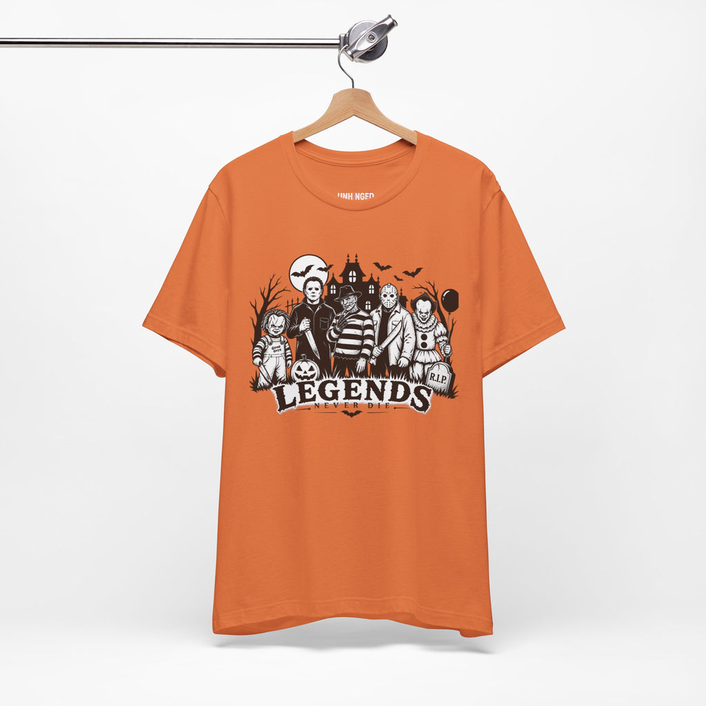 Legends Never Die Halloween Graphic Tee