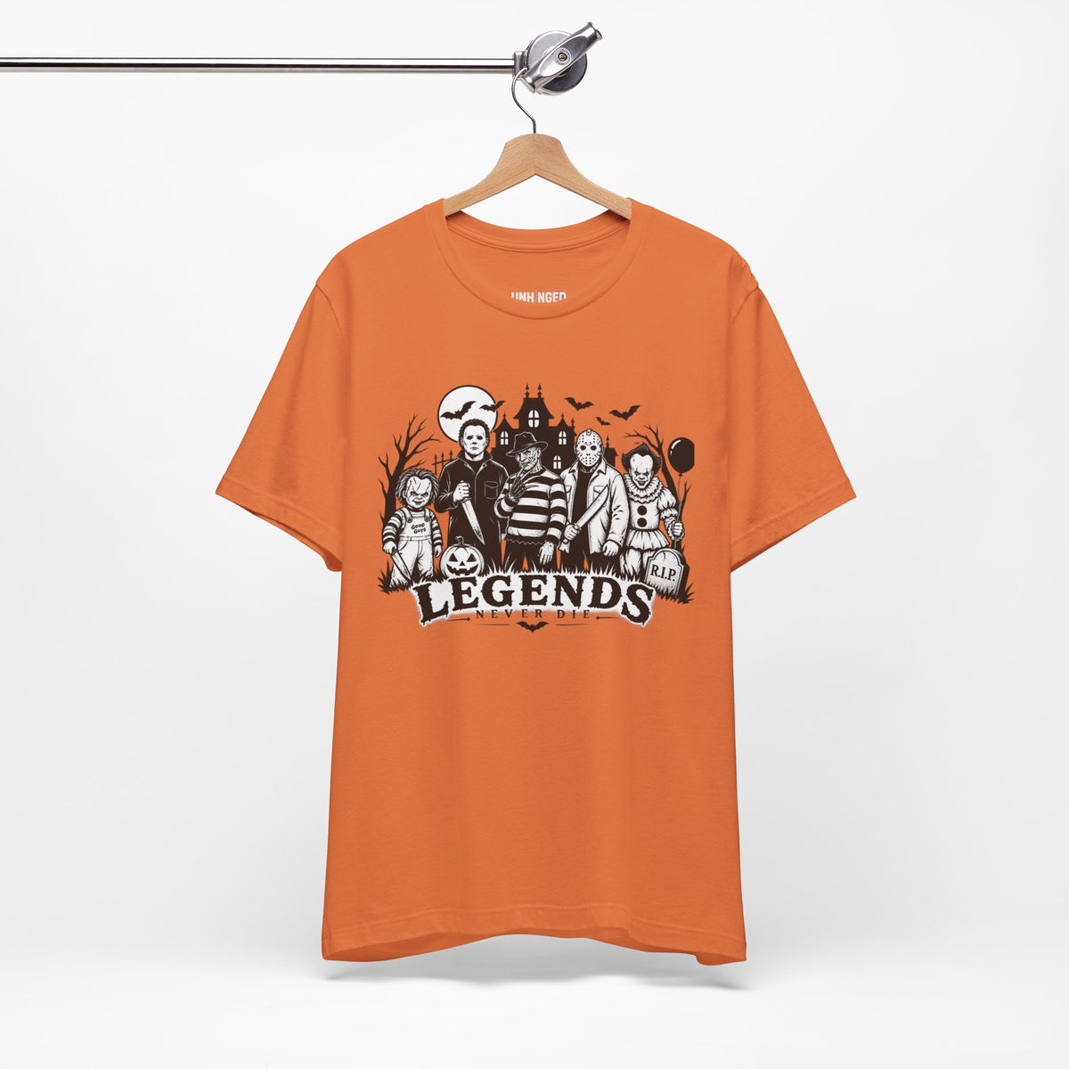 Legends Never Die Halloween Graphic Tee