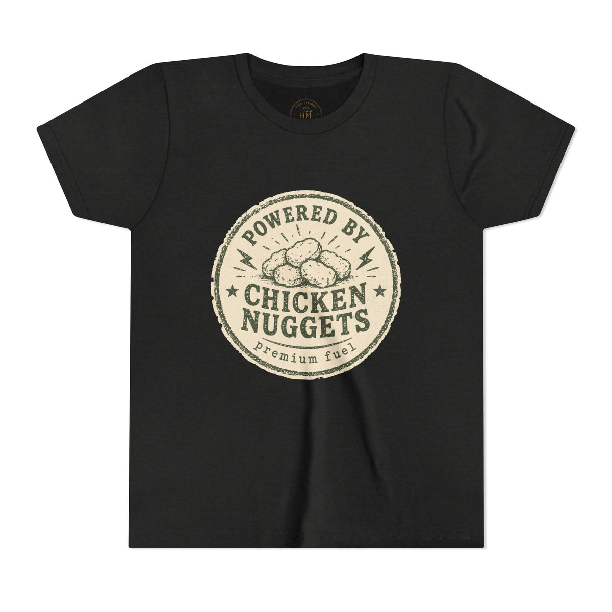Powered by Chicken Nuggets Youth Graphic T-Shirt