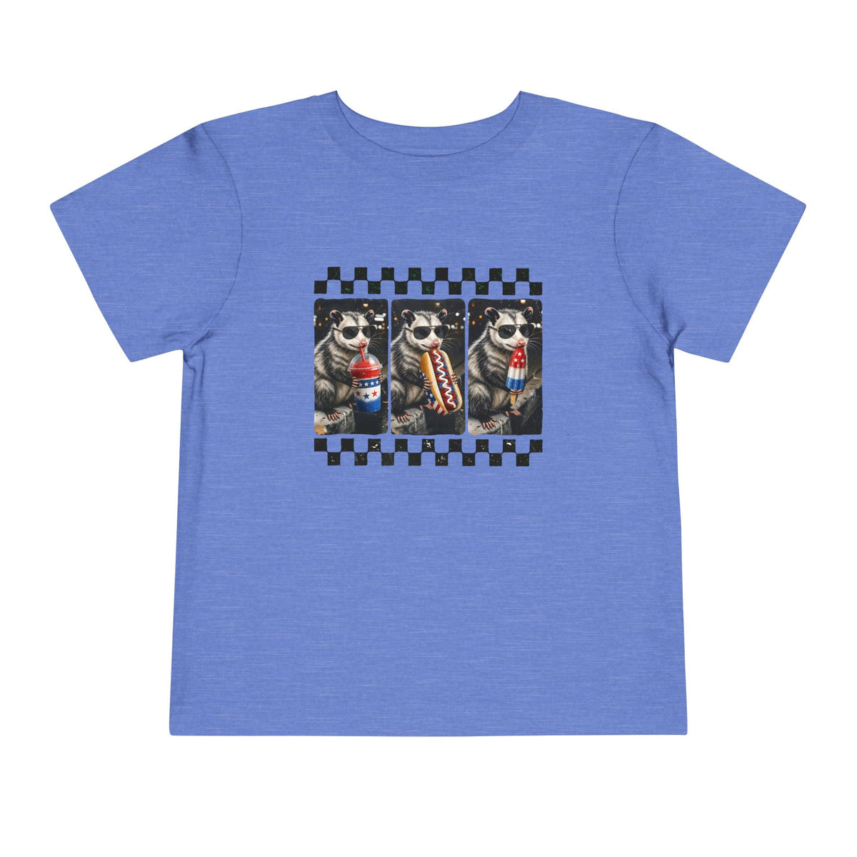 Opossum 4th of July Toddler Graphic T-shirt