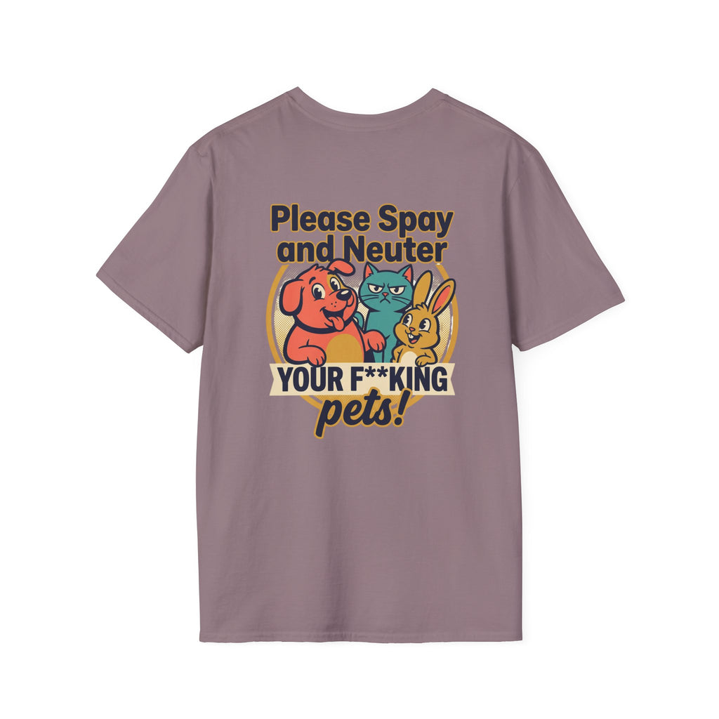 Don't Be Part of the Problem, Spay & Neuter Pets Graphic Tee