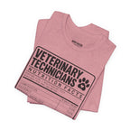 Veterinary Technicians "Nutrition Facts"  Vet Tech Gift Tee
