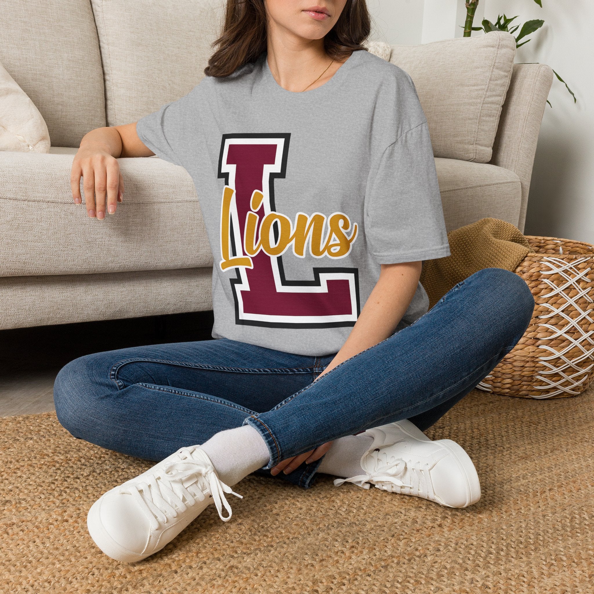 Custom School Spirit Script Adult T-Shirt