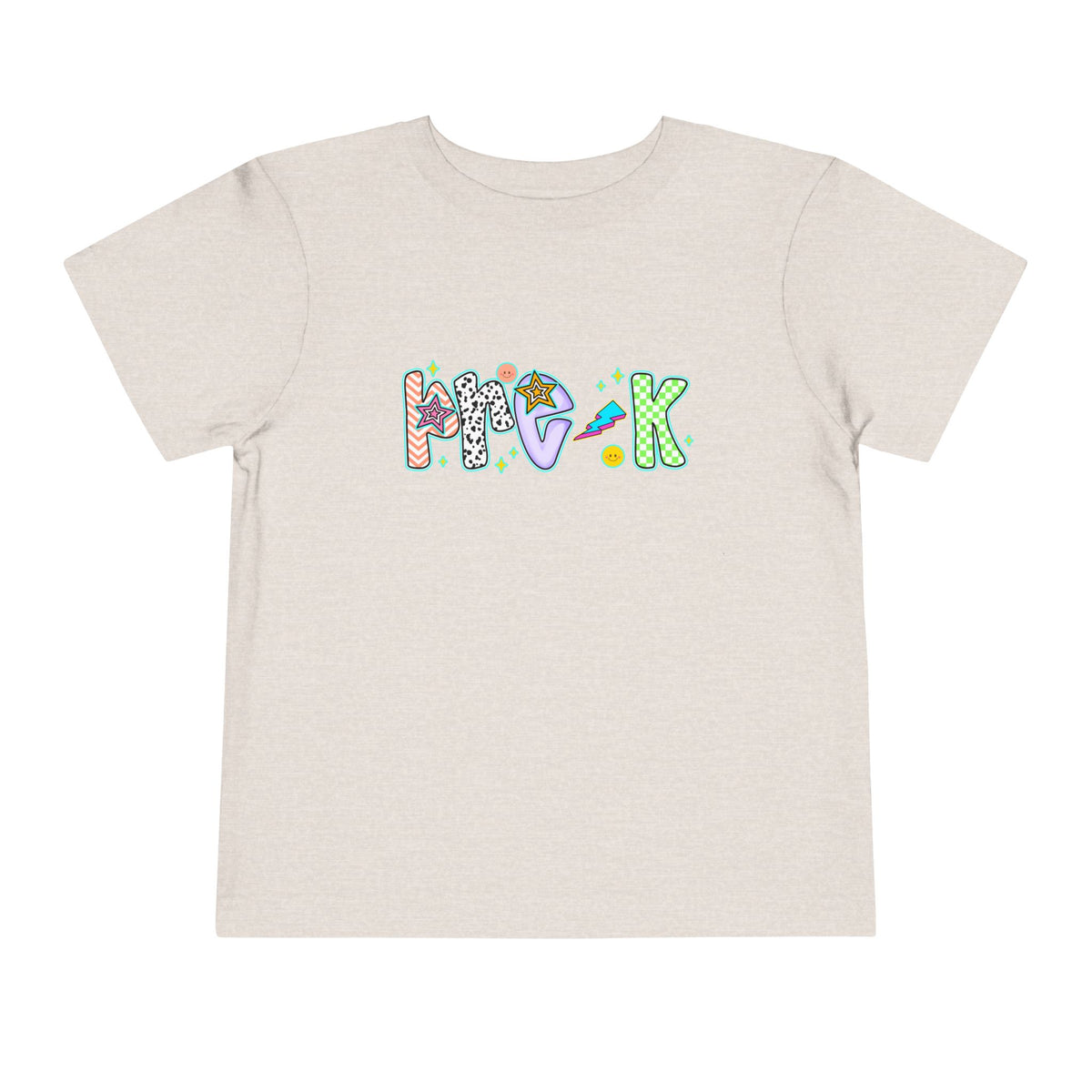 Pre-K back to school doodle script Toddler Graphic Tee