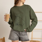 Corgi Cocktail Crewneck Sweatshirt