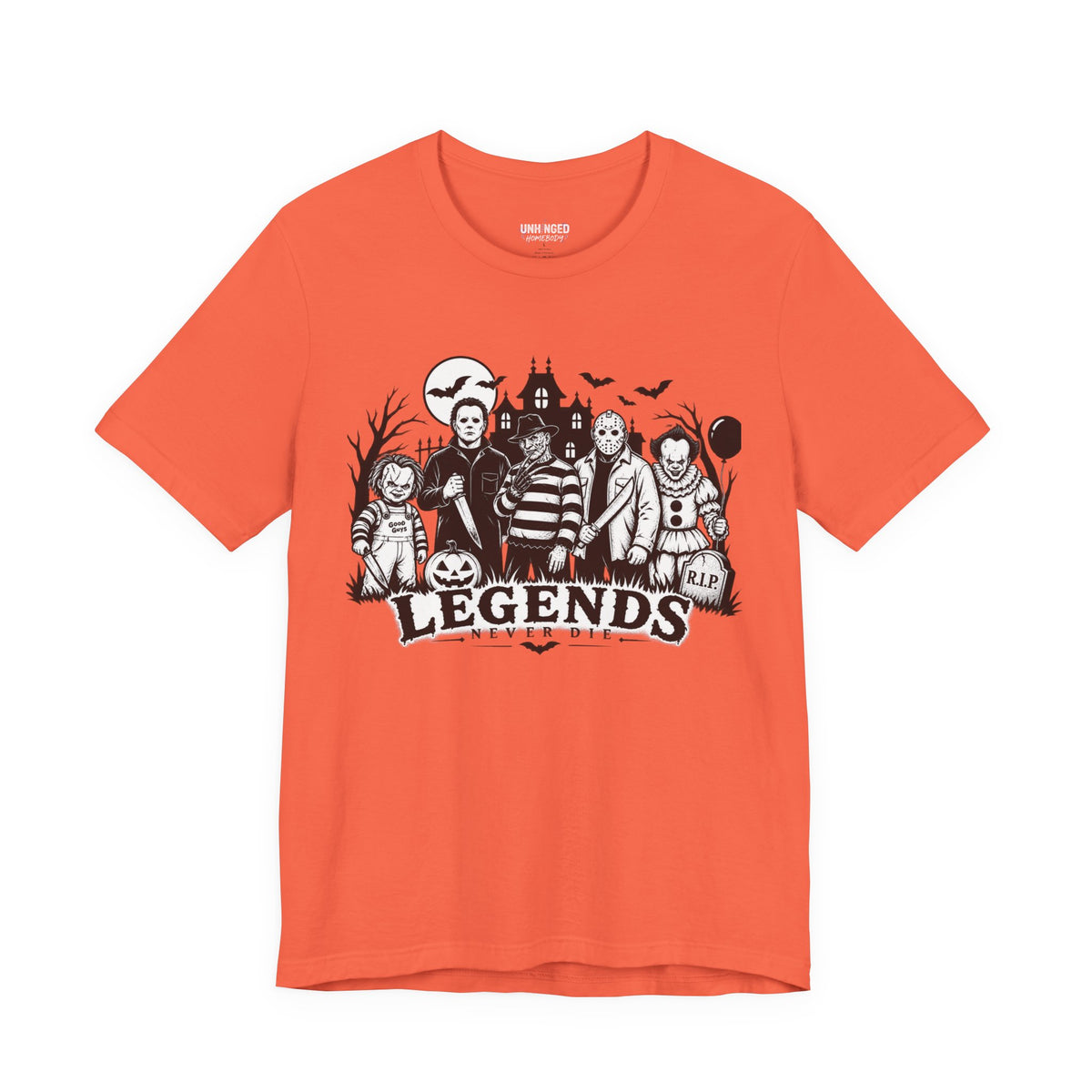 Legends Never Die Halloween Graphic Tee