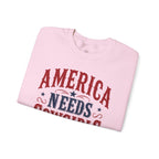 America Needs Cowgirls Sweatshirt