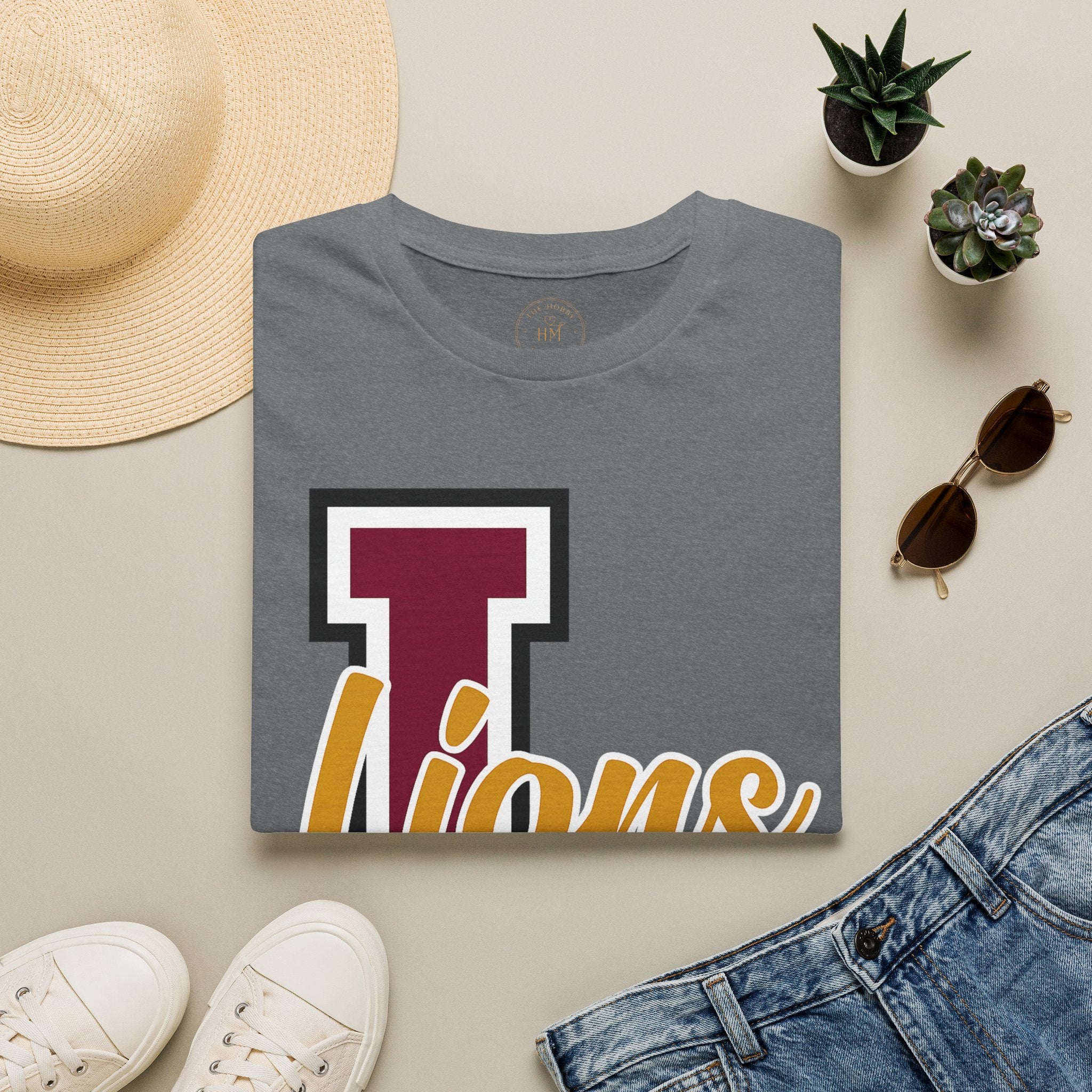 Custom School Spirit Script Adult T-Shirt