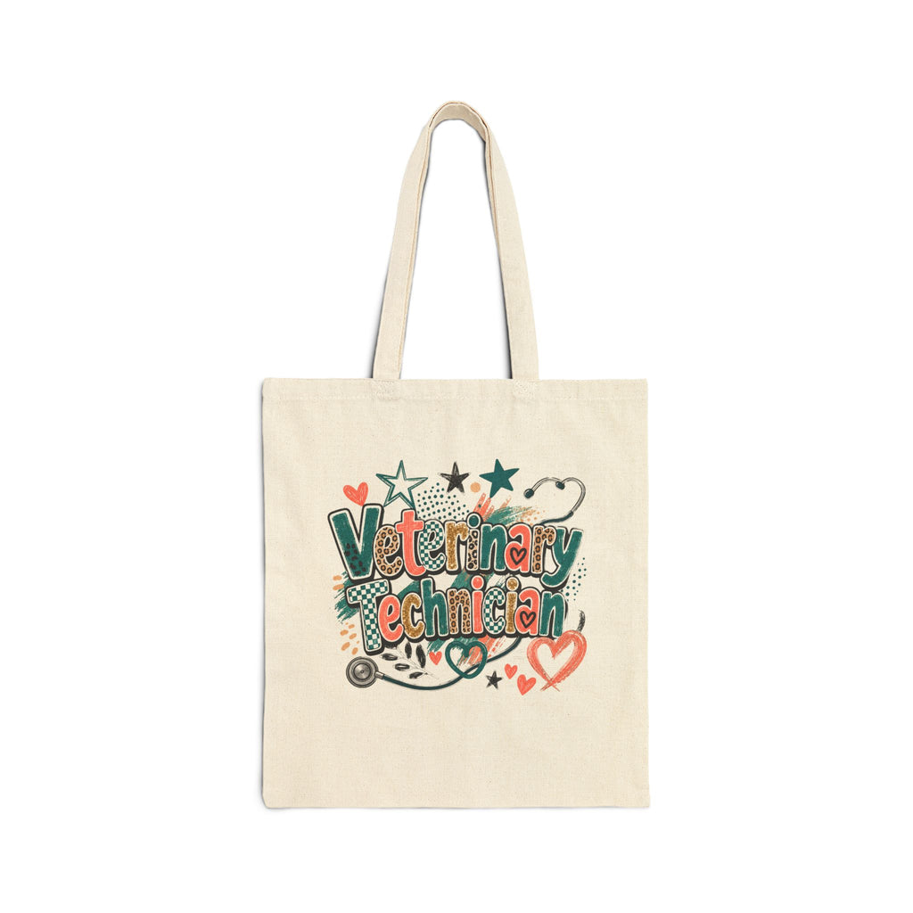Veterinary Technician Cotton Canvas Tote