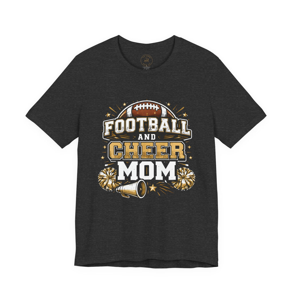 Football and Cheer Mom T-Shirt