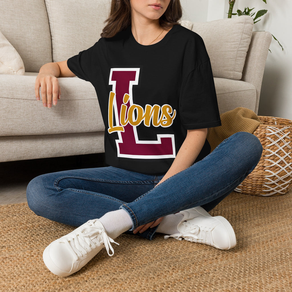 Custom School Spirit Script Adult T-Shirt