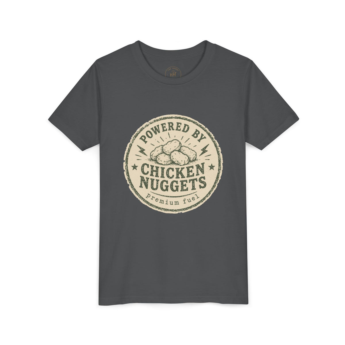 Powered by Chicken Nuggets Youth Graphic T-Shirt