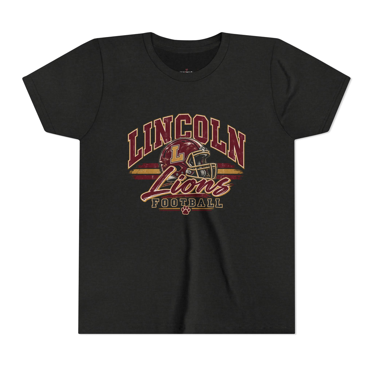 Lincoln Lions Youth Football T-Shirt