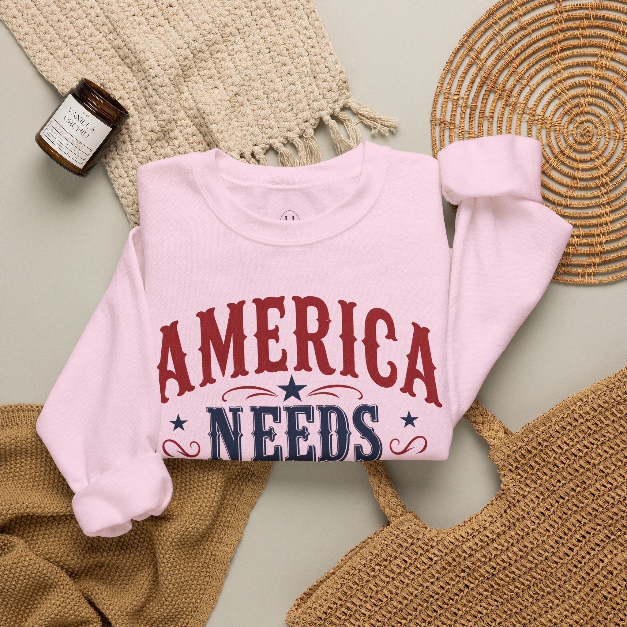 America Needs Cowgirls Sweatshirt