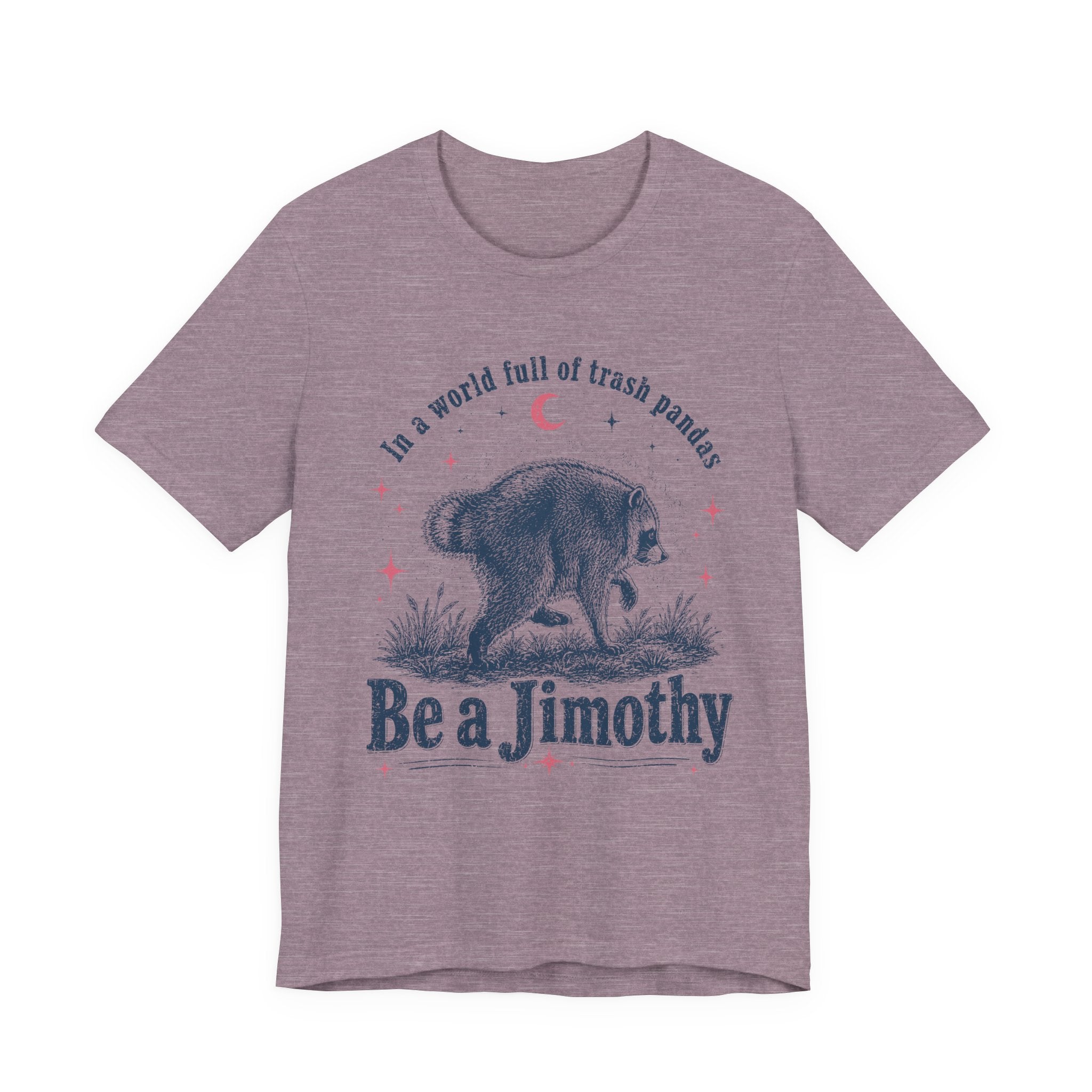 "Be a Jimothy" Raccoon Graphic Tee (In a world full of trash pandas)