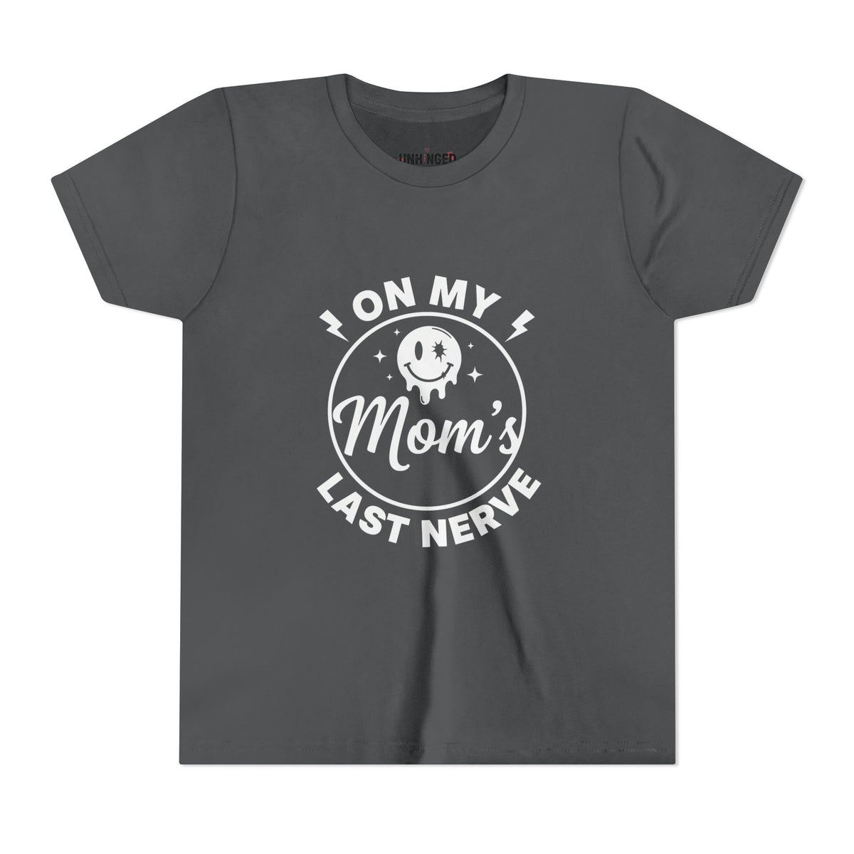 "On My Mom's Last Nerve" Graphic Youth Tee