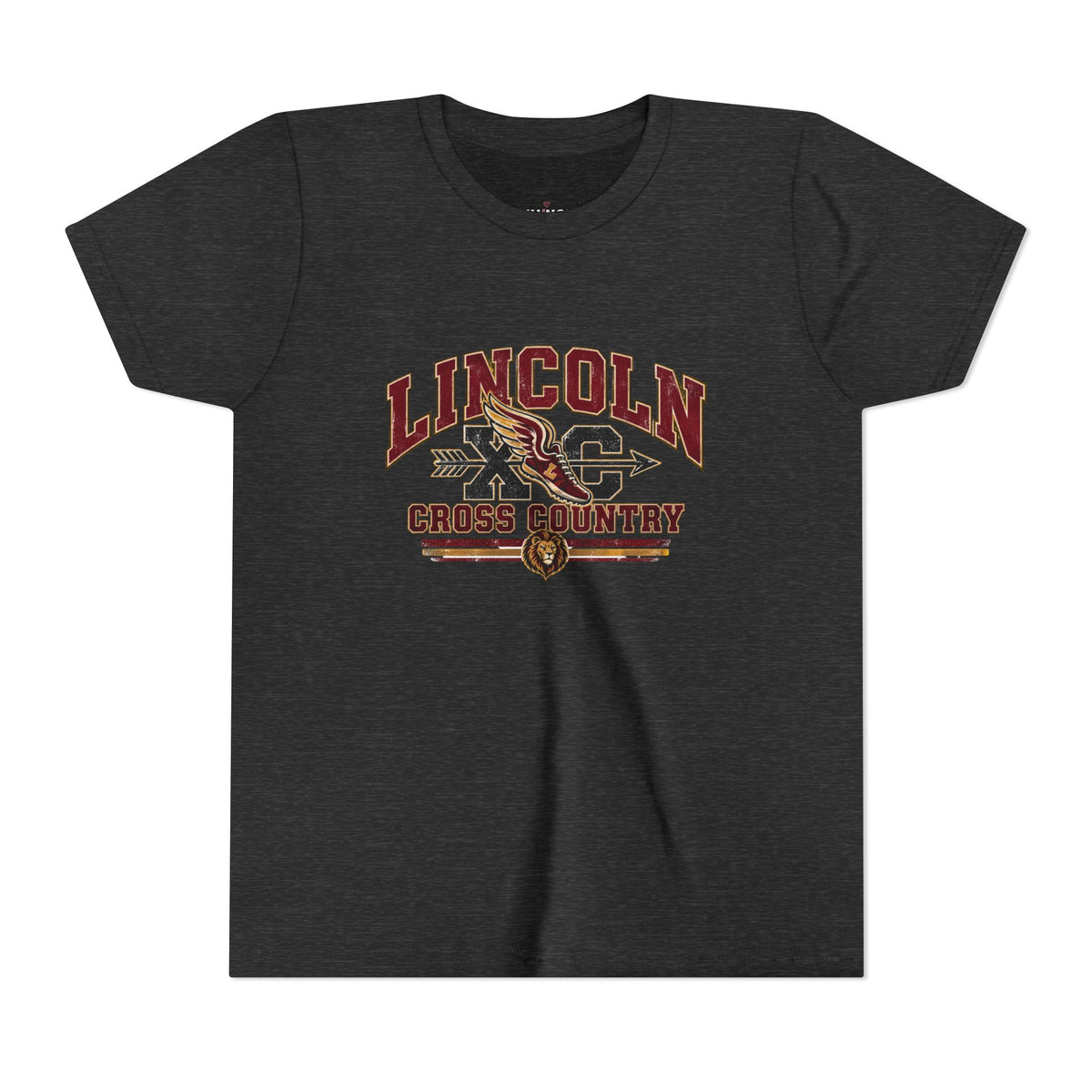 School Spirit Cross Country Youth Tee