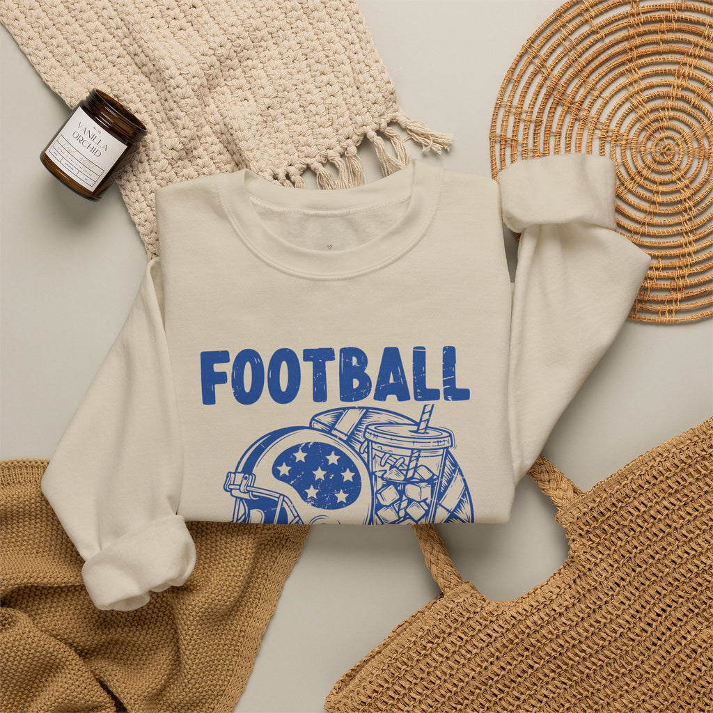 Football Mom's Club Crewneck Sweatshirt