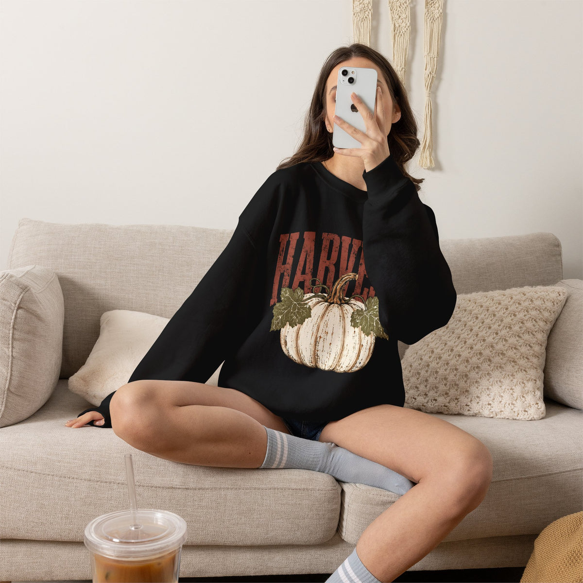 Harvest Pumpkin Crewneck