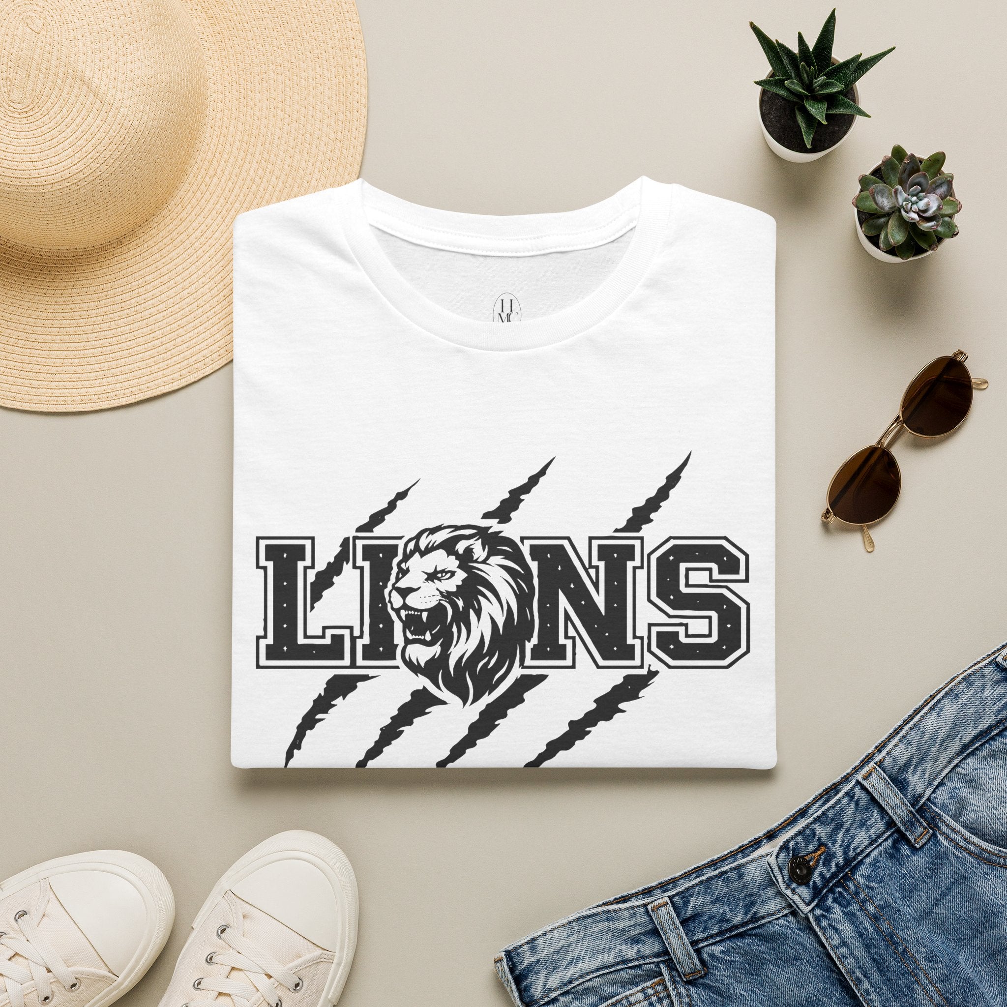 Lions Scratch Mascot Tee
