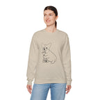 Corgi Cocktail Crewneck Sweatshirt