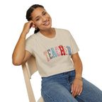 Teacher Colorful Patchwork Letters T-Shirt — Back to School Gift