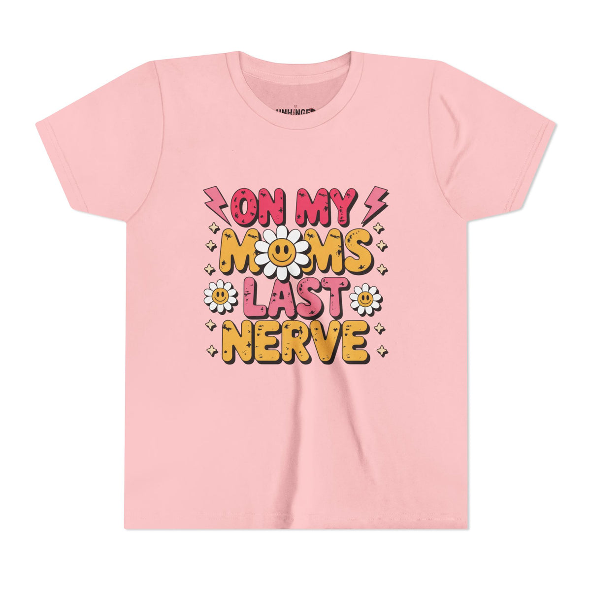 “On My Mom’s Last Nerve” Retro Flower Youth Graphic