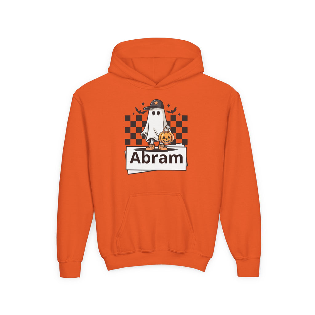 Personalized Halloween Ghost with Pumpkin & Name