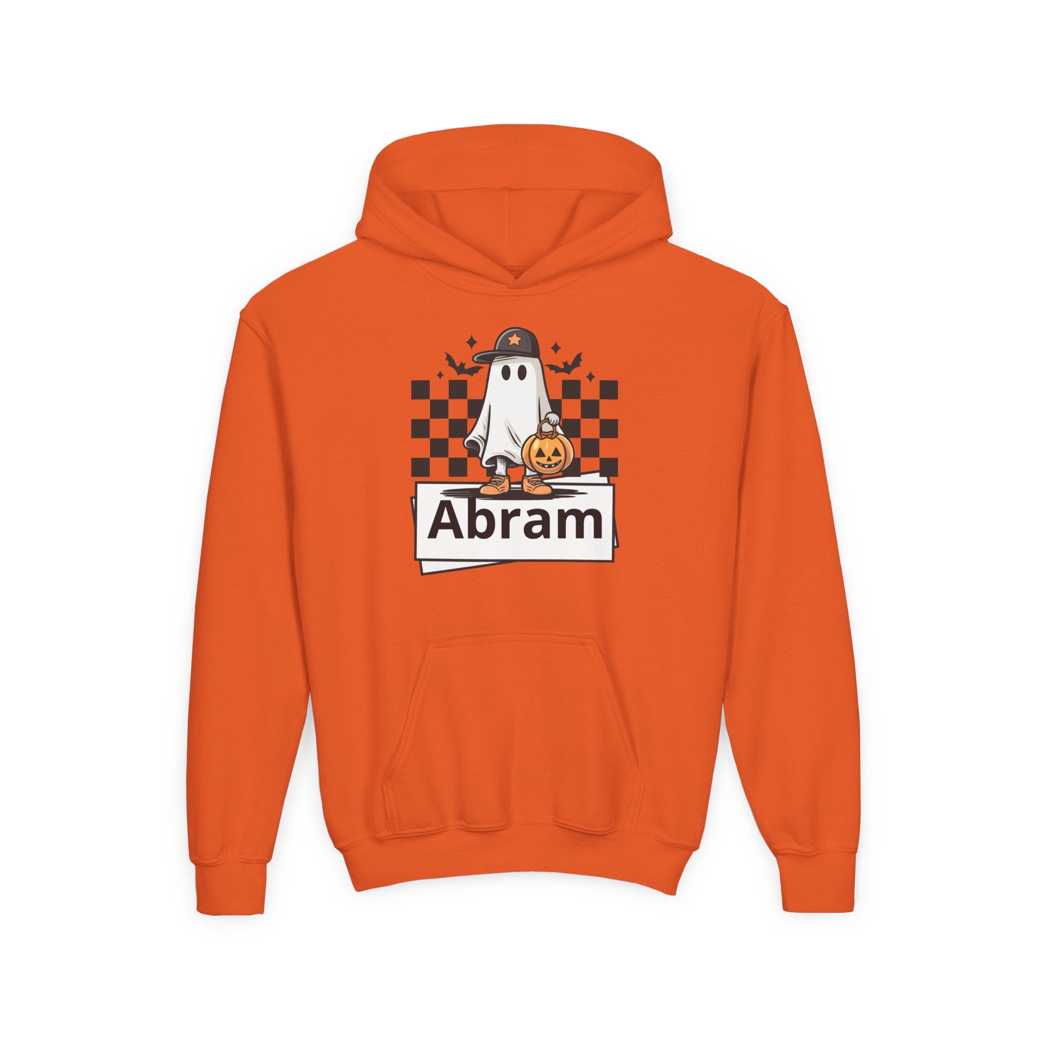 Personalized Halloween Ghost with Pumpkin & Name