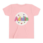"First Grade" Colorful Back-to-School Shirt (Personalized Name Option)