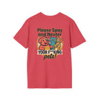 Don't Be Part of the Problem, Spay & Neuter Pets Graphic Tee