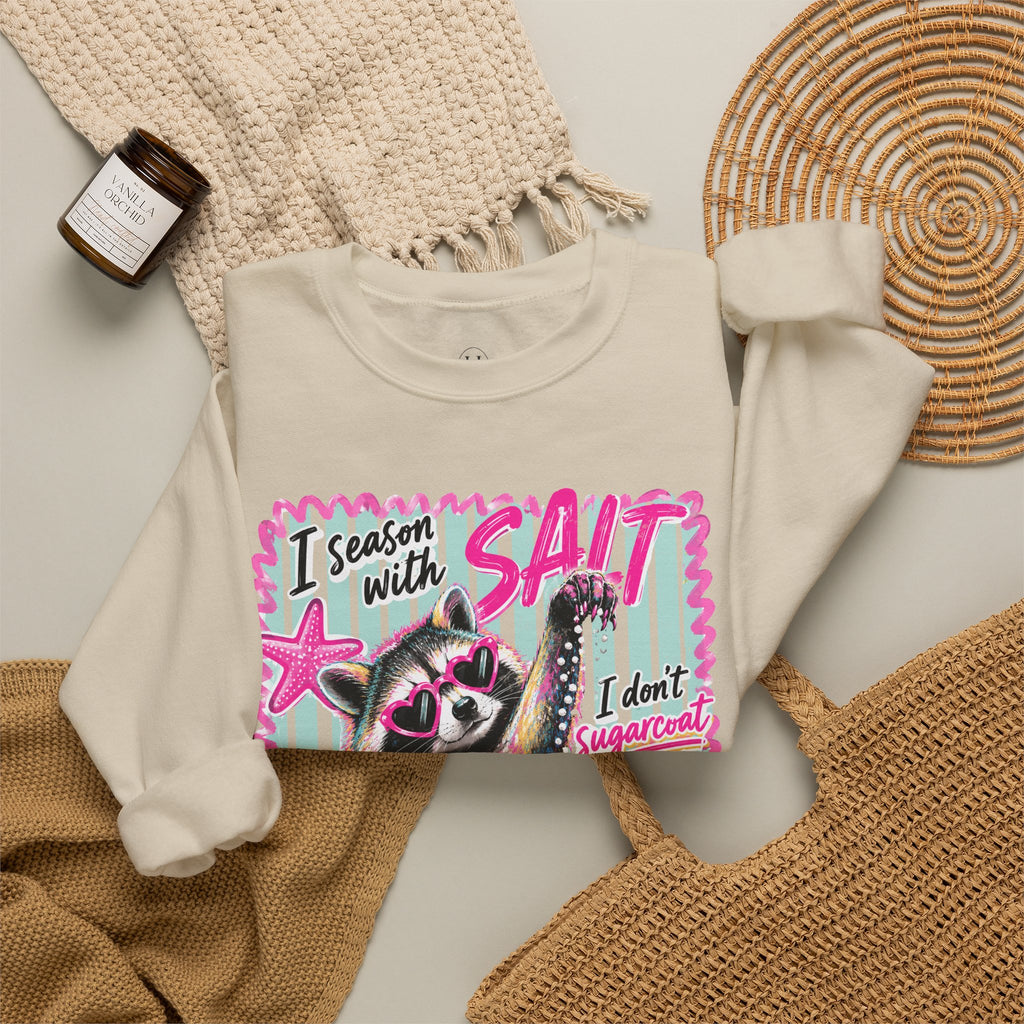 'I Season With Salt' Graphic Sweatshirt