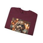 Dog Drinking Coffee Crewneck Sweatshirt  (Custom)