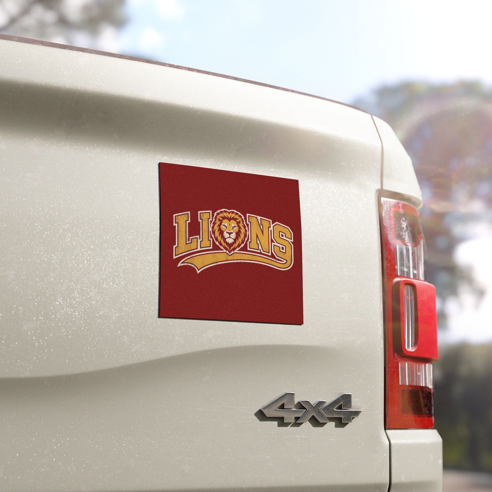 School Spirit Custom Vintage Car Magnet
